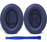 SoloWIT Professional Earpads Cushions for Bose QuietComfort 35 (QC35) and Quiet Comfort 35 II (QC35 II) Over-ear Headphones, Ear Pads Replacement with Softer Leather, Noise Isolation Foam