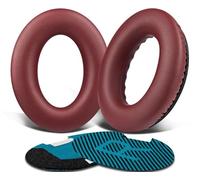 SoloWIT Protein Leather Earpads Cushions for Bose Headphones, Replacement Ear Pads for Bose QuietComfort 15 QC15 QC25 QC2 QC35/Ae2 Ae2i Ae2w/SoundTrue & SoundLink Around-Ear Series - Burgundy