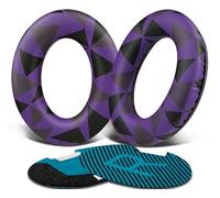 SoloWIT Protein Leather Earpads Cushions for Bose Headphones, Replacement Ear Pads for Bose QuietComfort 15 QC15 QC25 QC2 QC35/Ae2 Ae2i Ae2w/SoundTrue & SoundLink Around-Ear Series - Purple Black