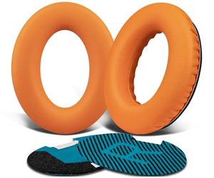 SoloWIT Protein Leather Earpads Cushions for Bose Headphones, Replacement Ear Pads for Bose QuietComfort 15 QC15 QC25 QC2 QC35/Ae2 Ae2i Ae2w/SoundTrue & SoundLink Around-Ear Series - Orange