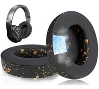 SoloWIT Replacement Ear Pads Cushions for Beats Studio 2 & Studio 3 Wired & Wireless Headphones, Earpads with High-Density Noise Isolation Foam - Studio CG Black Gold