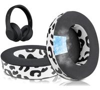 SoloWIT Replacement Ear Pads Cushions for Beats Studio 2 & Studio 3 Wired & Wireless Headphones, Earpads with High-Density Noise Isolation Foam - Studio CG Snow Leopard