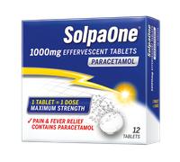 SolpaOne 1000mg Effervescent 12 Tablets