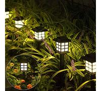 SOLPEX Solar Outdoor Lights,12 Pack Solar Path Lights, Walkway Lights Outdoor, Garden Light, Solar-Powered Pathway Waterproof for Garden, Yard, Landscape and Driveway(Warm White)