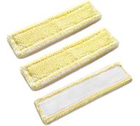Solryn 3 Pack Window Vac Cleaning Pads Compatible with Karcher WV2, Replacement Microfibre Swipping Cleaning Mop Cover Cloths for WV2 WV5 WV6 Plus, Steam Cleaner Premium Accessories