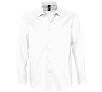 SOL'S Brighton Easycare Cotton Long Sleeve Fitted Shirt
