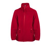 (8yrs, Red) SOLS Childrens/Kids North Zip-Up Fleece Jacket