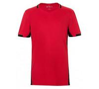 SOL'S Classico Contrast Short Sleeve Football T-Shirt in Red | Size: 10 Years SOL'S Red 10 Years