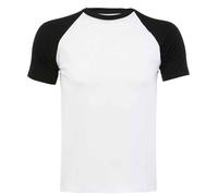 SOL'S FUNKY CONTRAST MEN'S SHORT SLEEVE BASEBALL T-SHIRT 11190