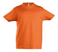 SOL'S Imperial Heavy Cotton Short Sleeve T-Shirt in Orange | Size: 6 Years SOL'S Orange 6 Years