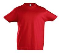 SOL'S Imperial Heavy Cotton Short Sleeve T-Shirt in Red | Size: 8 Years SOL'S Red 8 Years