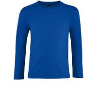 SOL'S Imperial Long-Sleeved T-Shirt in Blue | Size: 6 Years SOL'S Blue 6 Years