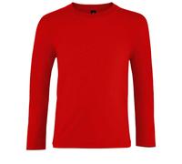 SOL'S Imperial Long-Sleeved T-Shirt in Red | Size: 8 Years SOL'S Red 8 Years