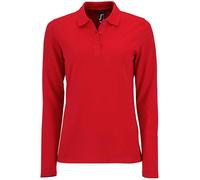 SOL'S Ladies Perfect Long Sleeve Piqué Polo Shirt - 10 Colours S-3XL