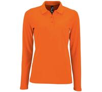 SOL'S Ladies Perfect Long Sleeve Piqué Polo Shirt - 10 Colours S-3XL