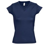 SOLs Ladies Womens Plain Cotton Vee V-Neck Tee TShirt T-Shirt Top S -3XL
