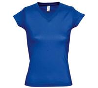 SOLs Ladies Womens Plain Cotton Vee V-Neck Tee TShirt T-Shirt Top S -3XL
