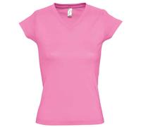 SOLs Ladies Womens Plain Cotton Vee V-Neck Tee TShirt T-Shirt Top S -3XL