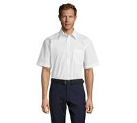SOL'S Men's Bristol Plain Poplin Business Shirt in White | Size: Small SOL'S White S