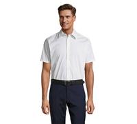 SOL'S Men's Broadway Stretch Short-Sleeved Shirt in White | Size: 4XL SOL'S White 4XL
