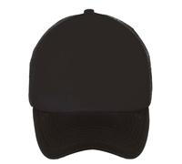 SOL'S Men's Bubble Colour Block Baseball Cap in Black SOL'S Black One Size