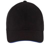 SOL'S Men's Buffalo 6 Panel Baseball Cap in Black SOL'S Black One Size