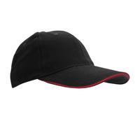 SOL'S Men's Buffalo 6 Panel Baseball Cap in Black SOL'S Black One Size