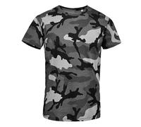 SOLS Mens Camo Short Sleeve T-Shirt (Grey Camo) Cotton - Size Medium