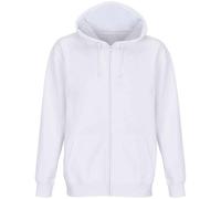 SOL'S Men's Carter Full Zip Hoodie in White | Size: Medium SOL'S White M