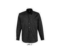 Sols Men's Casual Shirt - Black - Black - X-Large
