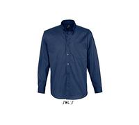 Sols Men's Casual Shirt - - French Navy - Large