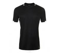 SOLS Mens Classico Contrast Short Sleeve Football T-Shirt (Black/White) - Size Large