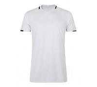 SOLS Mens Classico Contrast Short Sleeve Football T-Shirt (White/Black) - Size Small