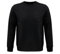 SOLS Unisex Adult Comet Organic Sweatshirt (Black) - Size Large