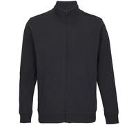SOL'S Men's Cooper Full Zip Sweat Jacket in Black | Size: Small SOL'S Black S