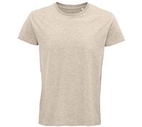 SOLS Mens Crusader Heather Organic T-Shirt (Beige) - Size 3XL