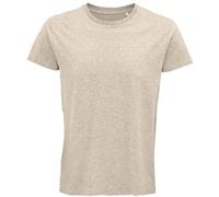 SOLS Mens Crusader Heather Organic T-Shirt (Beige) - Size 3XL