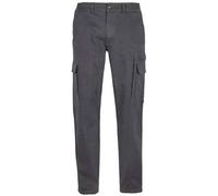 (28R, Dark Grey) SOLS Mens Docker Stretch Cargo Trousers