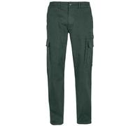 (32R, Forest Green) SOLS Mens Docker Stretch Cargo Trousers