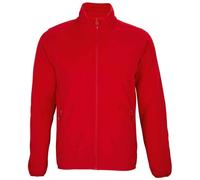 SOL'S Men's Factor Zipped Fleece Jacket in Red | Size: 4XL SOL'S Red 4XL