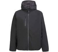 SOLS Mens Falcon Padded Soft Shell Jacket (Black) - Size Medium