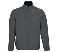 SOLS Mens Falcon Recycled Soft Shell Jacket (Charcoal) - Size Medium