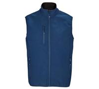 SOL'S Men's Falcon Softshell Body Warmer in Dark Blue | Size: Medium SOL'S Dark Blue M
