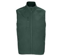 SOLS Mens Falcon Softshell Recycled Body Warmer - Forest Green - 3XL - Forest Green - 100% Mixed