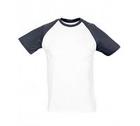 SOL'S Men's Funky Contrast Short Sleeve T-Shirt in Off-White | Size: 2XL SOL'S Off-White 2XL