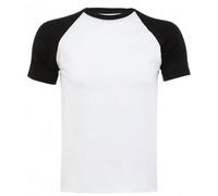 SOL'S Men's Funky Contrast Short Sleeve T-Shirt in White | Size: Large SOL'S White L