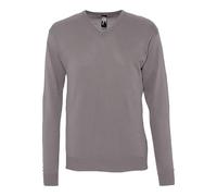 SOL'S Men's Galaxy V Neck Jumper in Mid Grey | Size: Small SOL'S Mid Grey S
