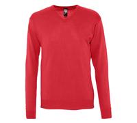 SOL'S Men's Galaxy V Neck Jumper in Red | Size: Medium SOL'S Red M