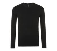 SOLS Mens Glory V Neck Sweater (Black) - Size Medium