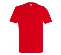 SOLS Mens Imperial Heavyweight Short Sleeve T-Shirt (Red) Cotton - Size 5XL